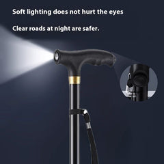 Retractable Mountaineering With Lights For The Elderly