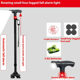 Elderly Non-slip Multi-function Automatic Alarm With Light Telescopic Walking Stick