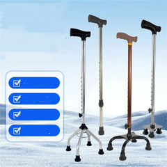 Stainless Steel Anti-slip Crutches For The Elderly