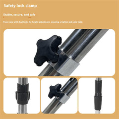 Stainless Steel Anti-slip Crutches For The Elderly