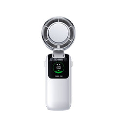 New Ice Pack High-Speed Handheld Eletirc Fan Speed Adjustable Folding Mini Fan Portable Outdoor Hanging Neck Small Fan