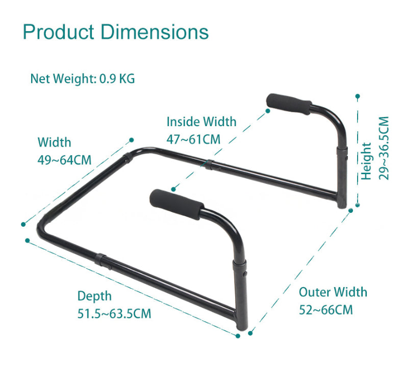 Aluminum Alloy Armrest For Elderly Sofa Standing Auxiliary