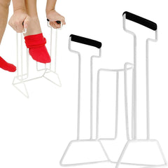 Stocking Aid Iron Bracket Avoid Bending Elderly Socks Auxiliary Device